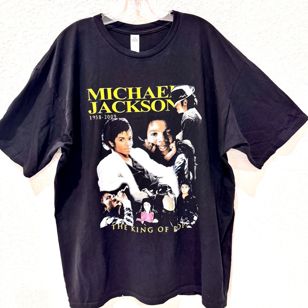 Michael Jackson Black Graphic T-Shirt